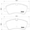 Pagid Brakes Ford Transit-150 15/Transit-250 15/Trans Brake Pad Set-D, 355020721 355020721 - alternate 1